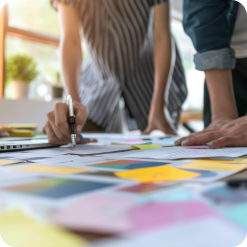 Leadership with team members