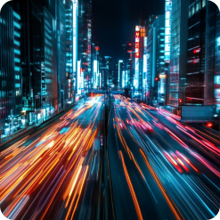 Speeding vehicles in long aperture